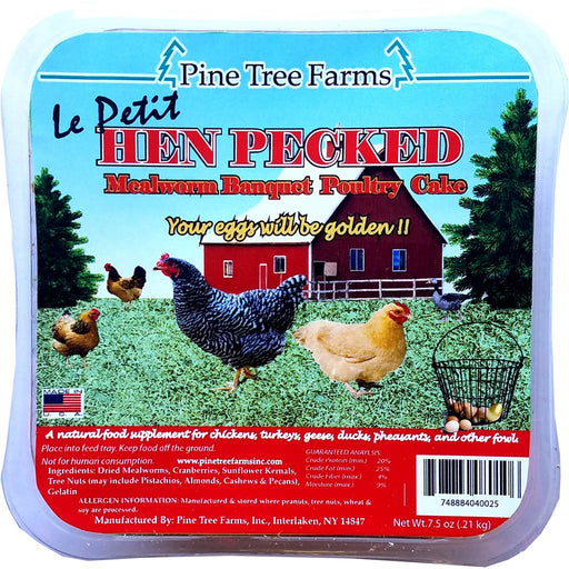 Hen Pecked Mealworm Poultry LePetit Cake 7.5 oz
