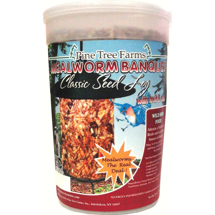 Mealworm Banquet Classic Seed Log 28 oz