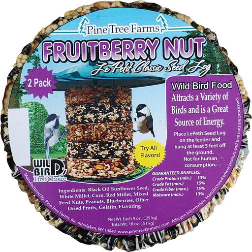 Le Petit Fruit Berry Nut Classic Seed Log 2 pk