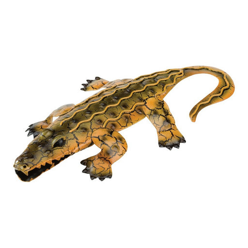 Alligator Wall Decor 11 inch Brown