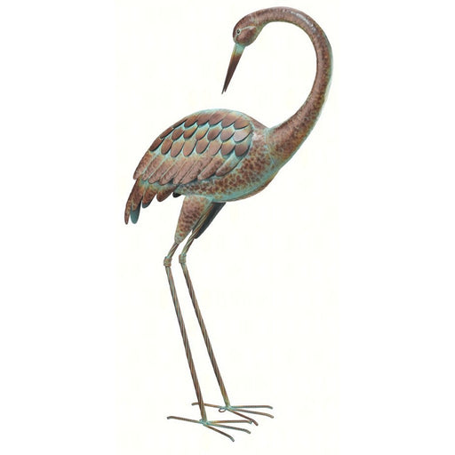 Standing Art Large Crane Preening