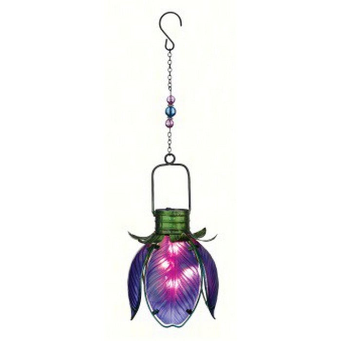 Solar Flower Lantern Purple Iris