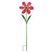 Pink Flower Spinner Stake