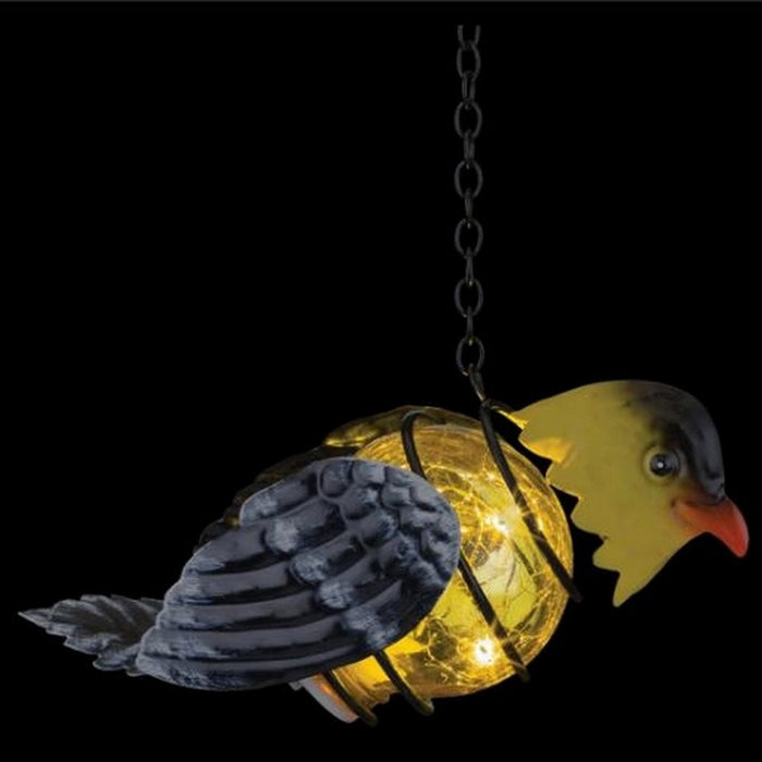 Bird Solar Lantern Gold Finch