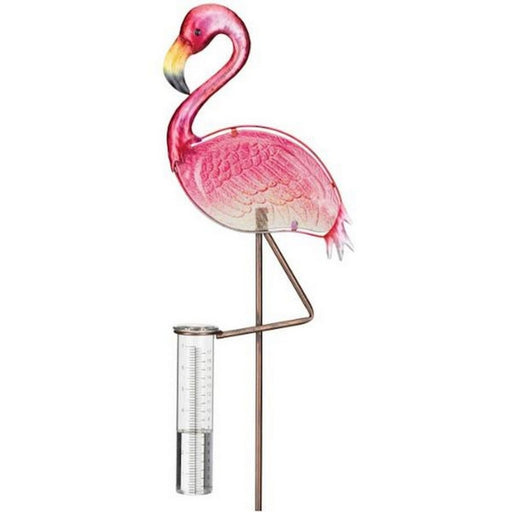 Rain Gauge Stake Flamingo