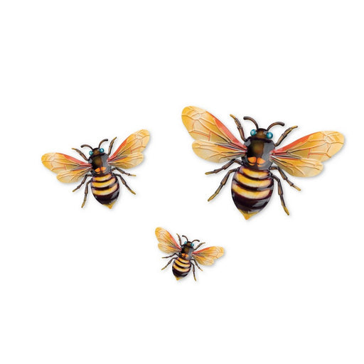 Luster Bee Wall Decor Set of 3