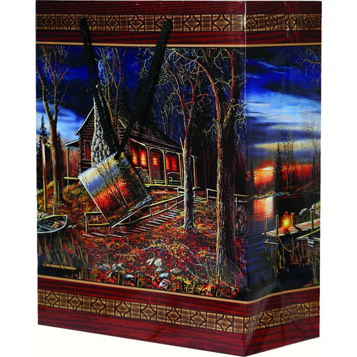Cabin Scene Medium Gift Bag