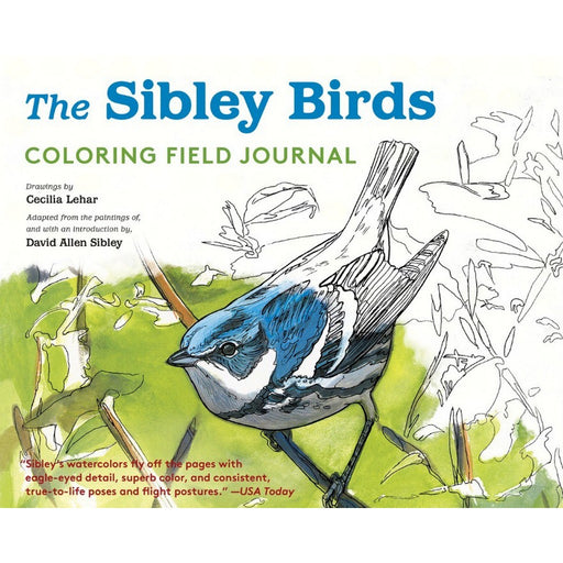 Sibley Birds - Coloring Field Journal