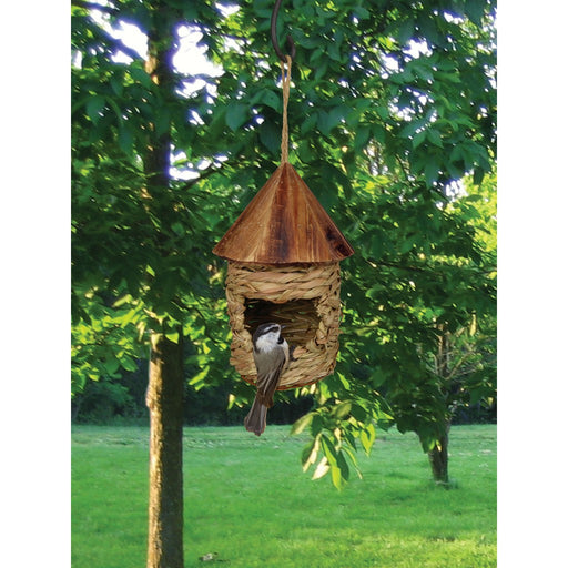 Small Hanging Grass Twine House withRoof