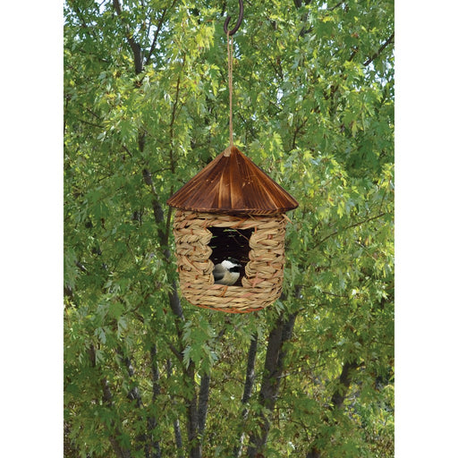 Large Hanging Grass Twine House w/Roof