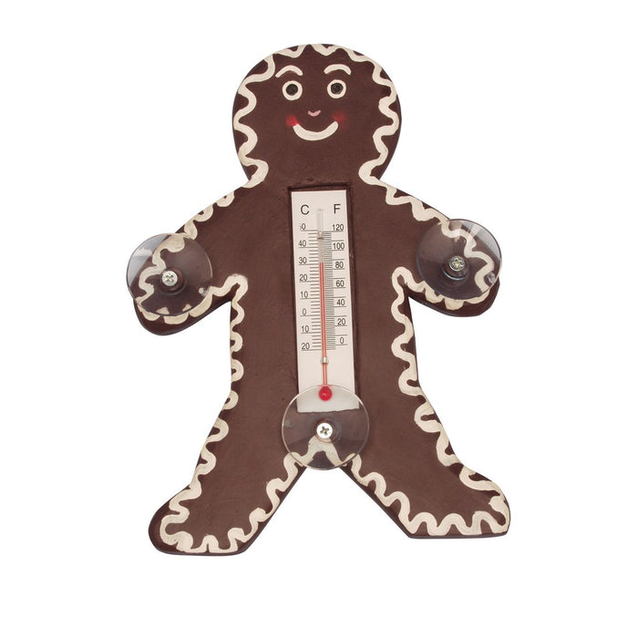 Small Xmas Thermometer-Gingerbread Man