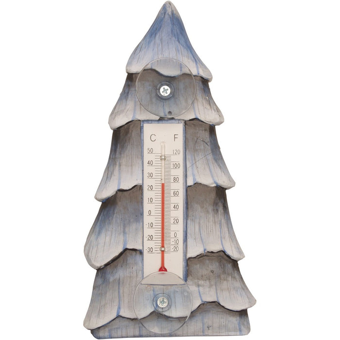 Small Xmas Thermometer-Tree/snow