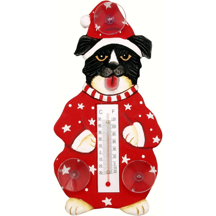 Small Xmas Thermometer- Xmas Mutt/clothes