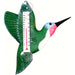 Green Hummingbird Small Window Thermometer