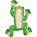 Climbing Green Frog Small Window Thermometer