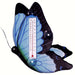 Blue Swallowtailed Butterfly Small Window Thermometer