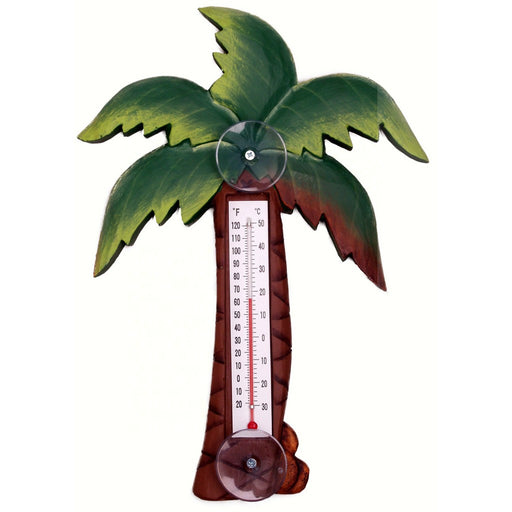 Palm Tree Small Window Thermometer