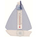 Blue & White Sailboat Small Window Thermometer