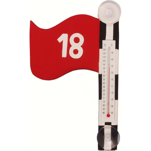 Golf Flag Small Window Thermometer