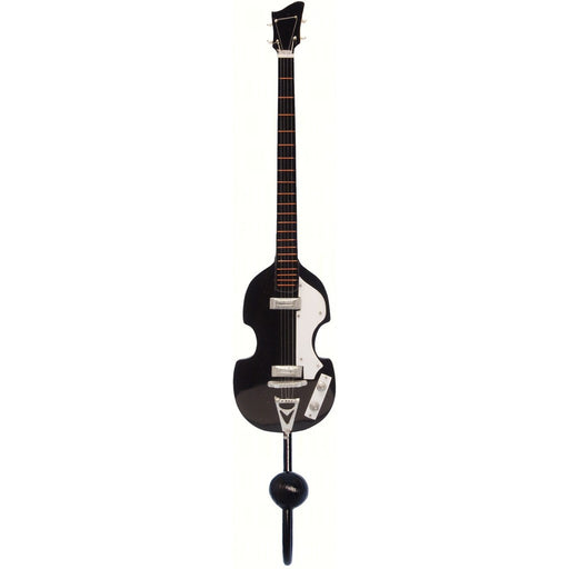 Black 4-String Bass Guitar Single Wallhook