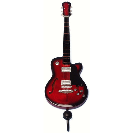 Red & Black Jazz Guitar Single Wallhook