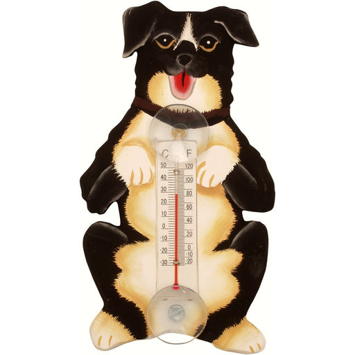 Begging Mutt Large Window Thermometer