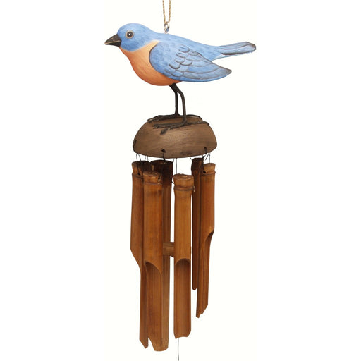 Bluebird Bamboo Wind Chime