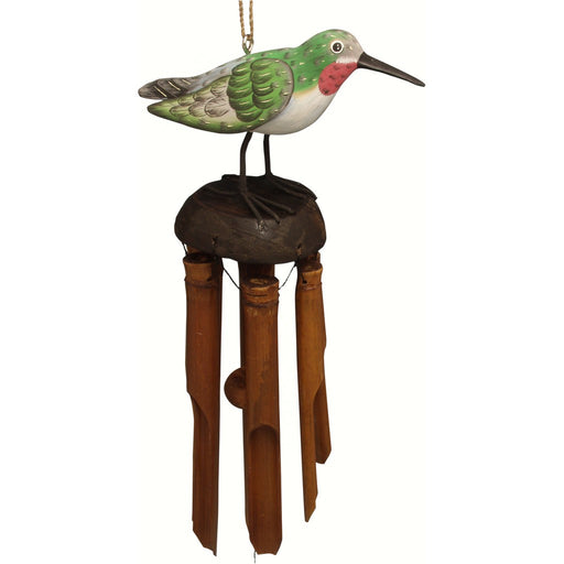 Hummingbird Bamboo Wind Chime