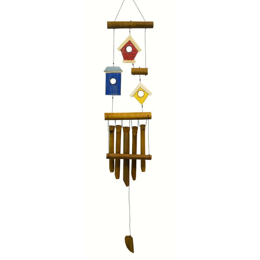 Bird House 3 Village Bamboo Chime