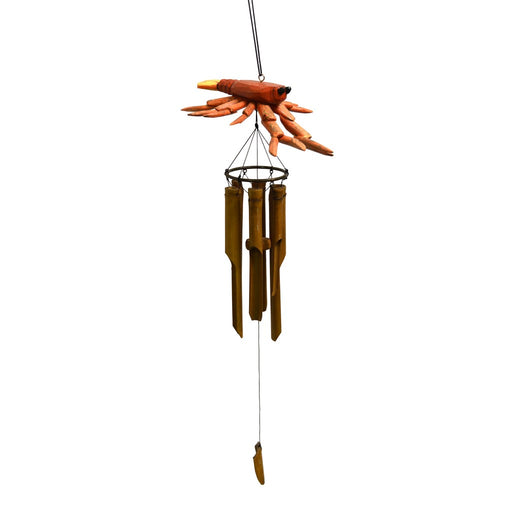 Lobster Driftwood Bamboo Chime