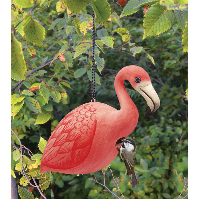 Flamingo Birdhouse