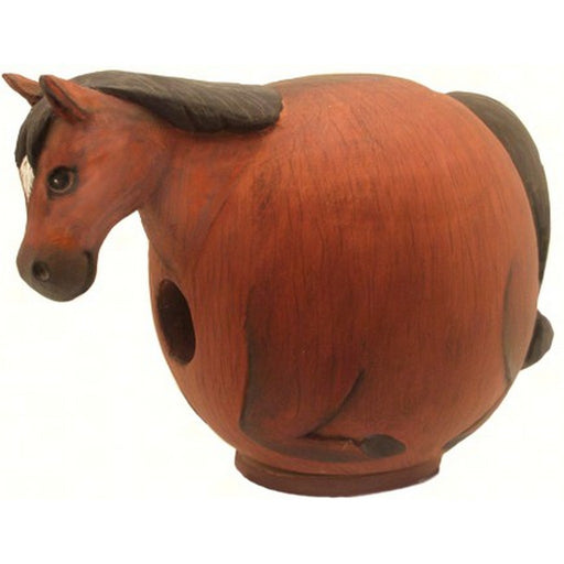 Brown Horse Gord-O Bird House