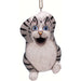 Chillin' Grey Tabby Cat Birdhouse