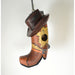 Cowboy Boot w/Hat Birdhouse