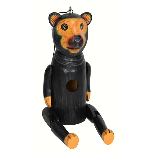 Black Bear Dangle Leg Bird House