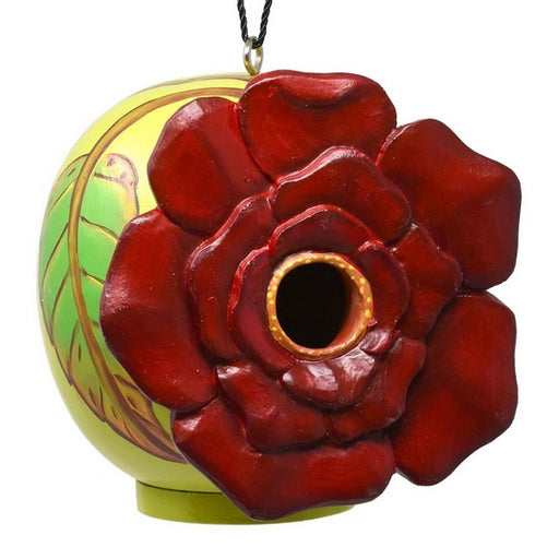 Rose Flower Gord-O Bird House