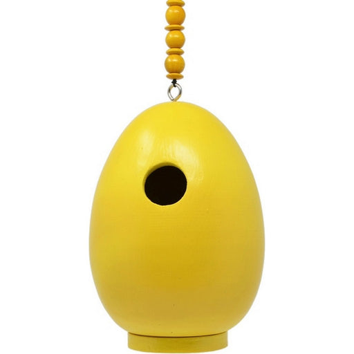 Yellow Egg Bird House