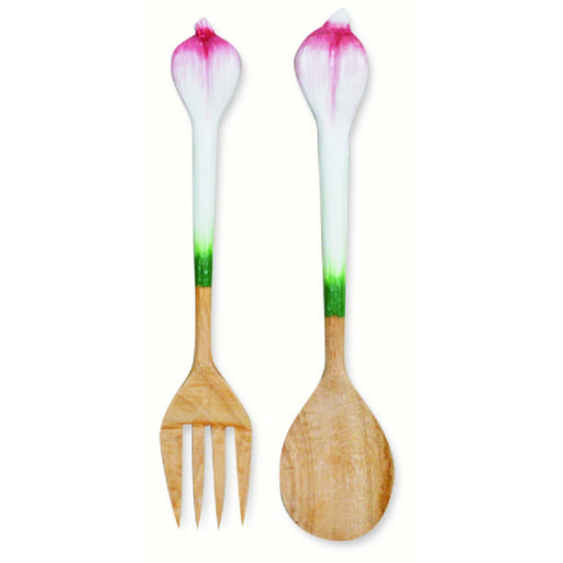 Garlic Salad Server Set