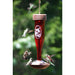 Ruby Etched Hummingbird Lantern