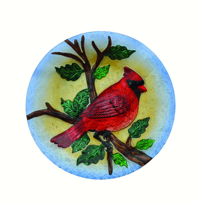 Majestic Cardinal Birdbath