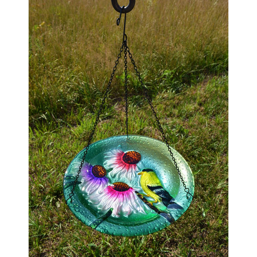 Goldfinch Hanging Bird Bath