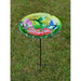 Fluttering Hummingbirds Staked Bird Bath