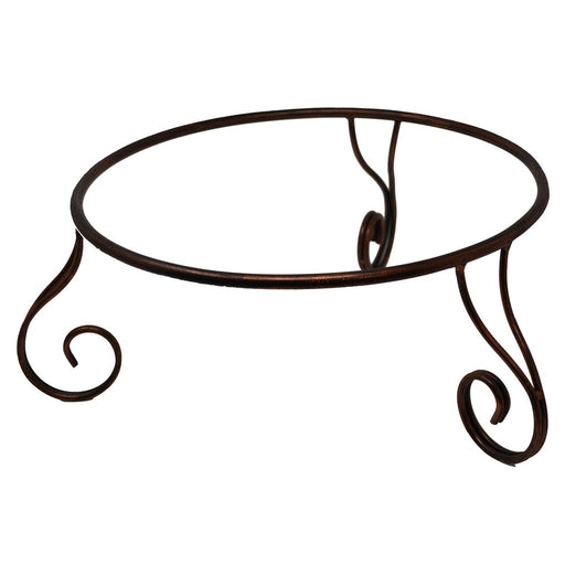 Scroll Detail Tabletop Bird Bath Pedestal