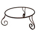 Scroll Detail Tabletop Bird Bath Pedestal