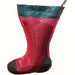 Jumbo Holiday Thistle Sack Red and Green/Gift Sack