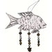 Bead Punched Metal Fish Ornament