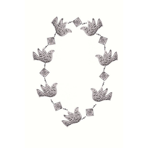 Dove Punched Metal Garland