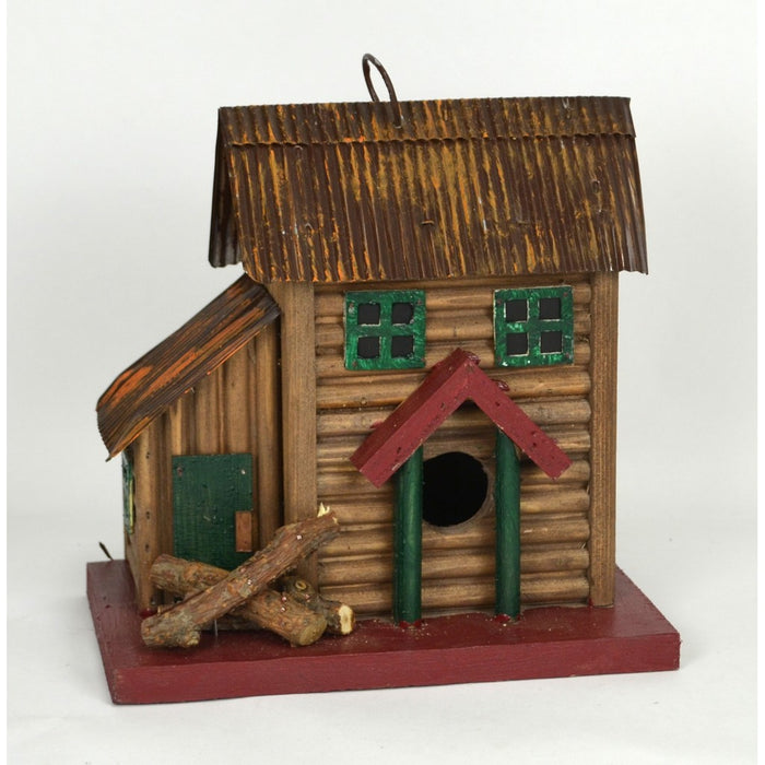 Two-Story Cabin Bird House