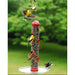 17in. Red Spiral Sunflower Feeder