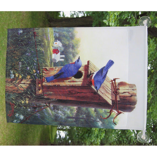 Flag Large, Summer Bluebirds